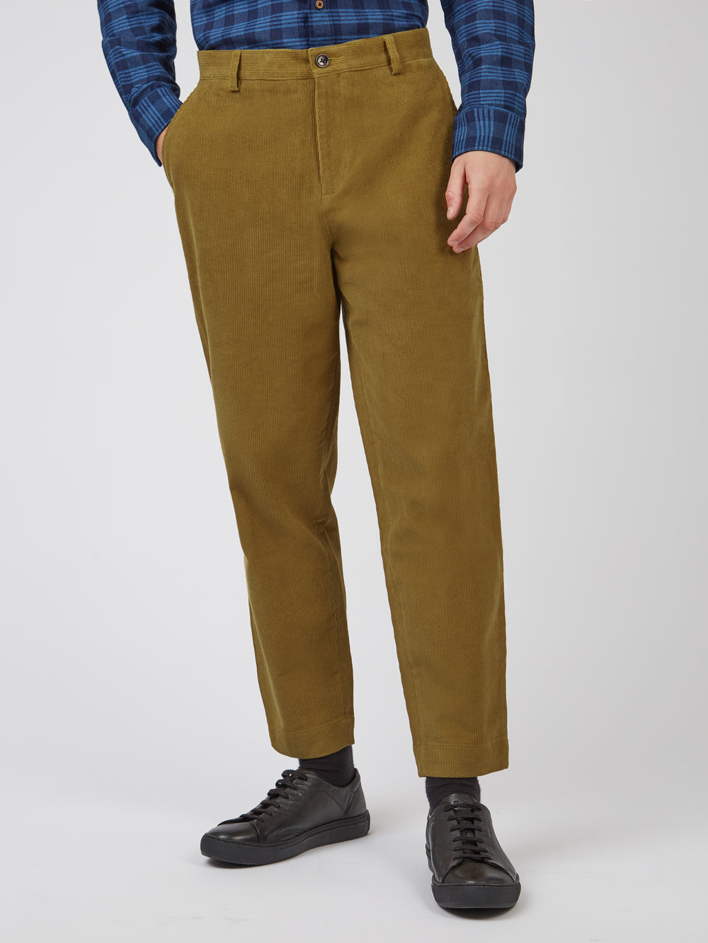 Pantalon Ben Sherman Tapered Corduroy Marron | YDS-44643564